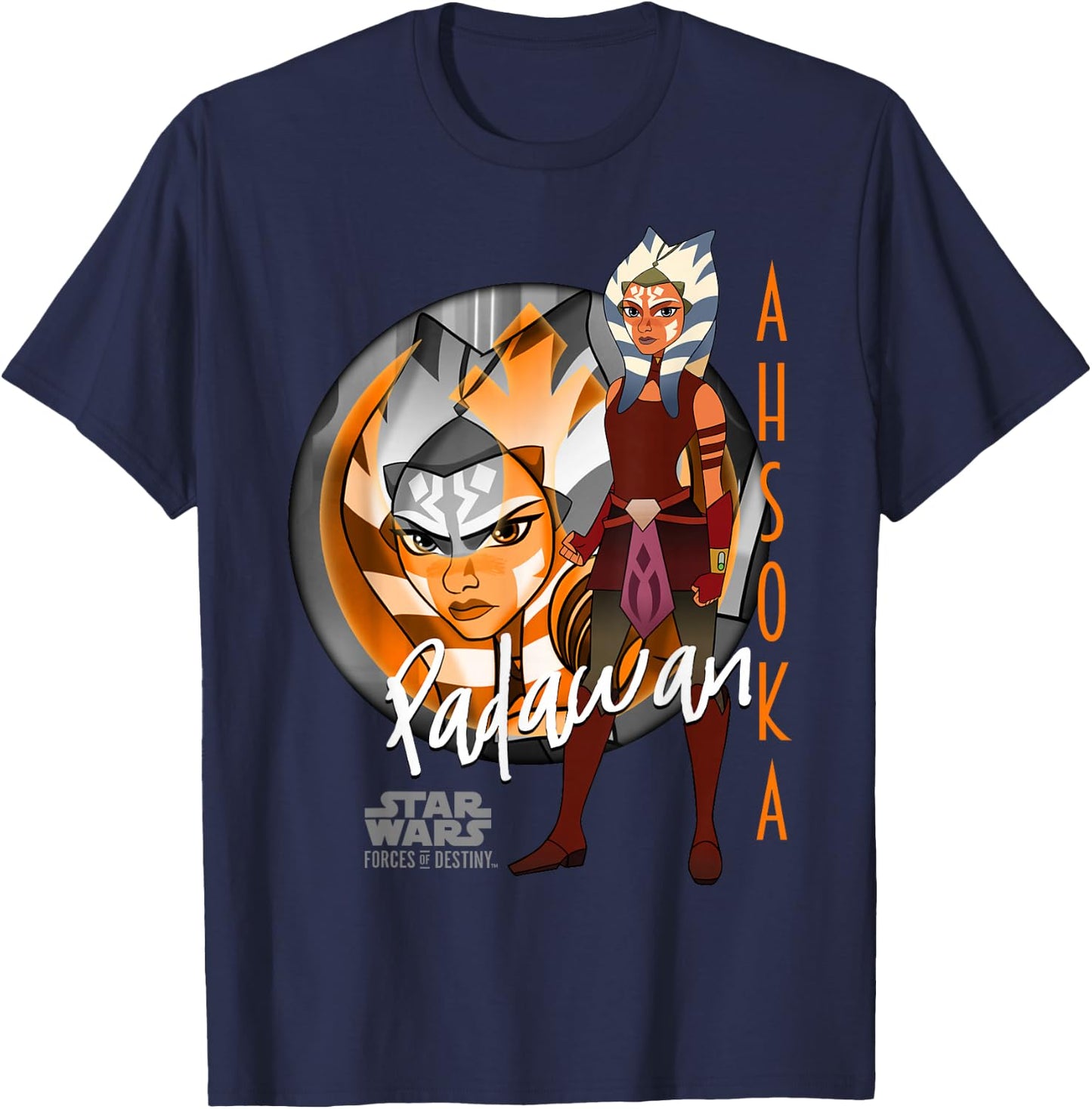Star Wars Forces of Destiny Ahsoka Padawan Graphic T-Shirt - T-Shirt | Navy