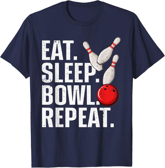 Cool Bowling Novelty Women Bowling Team Gag Bowler T-Shirt - T-Shirt | Navy