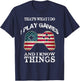 That's What I Do I Play Games And I Know Things T-Shirt - T-Shirt | Navy
