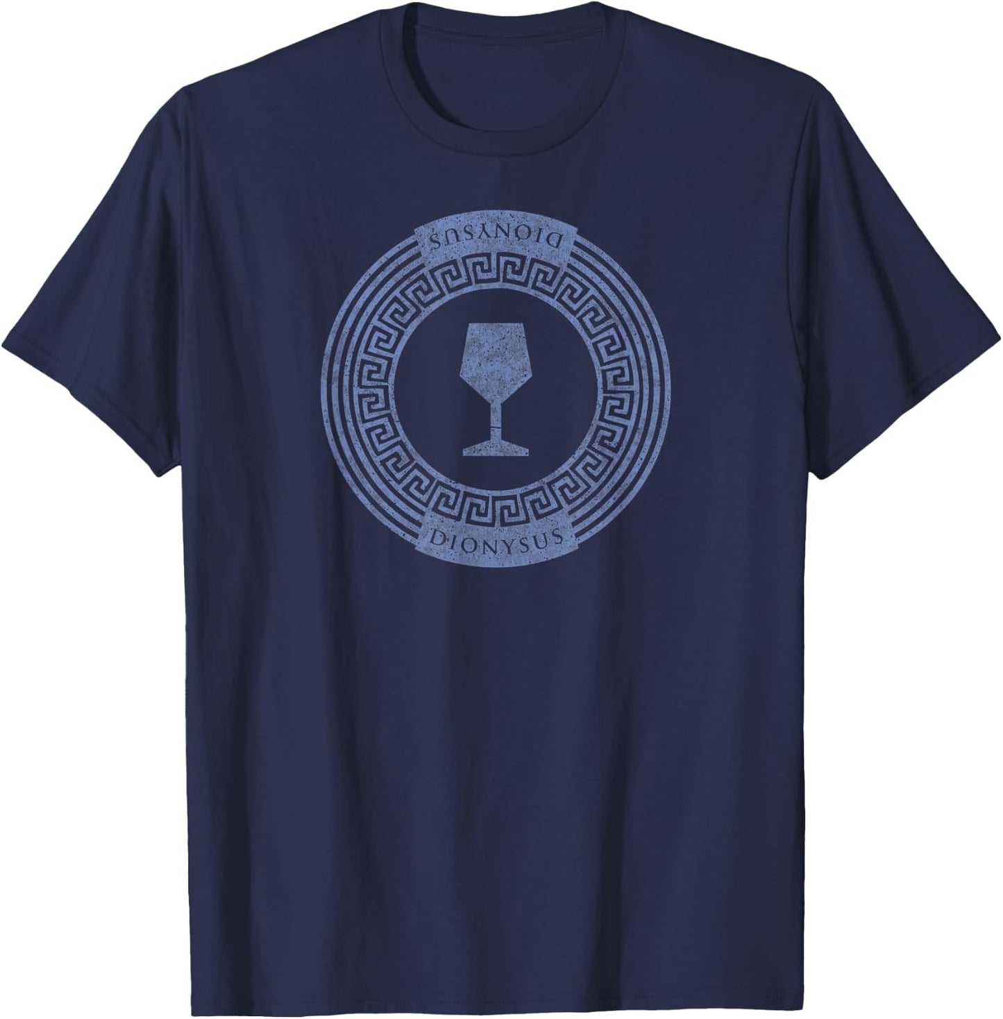 Greek Goddess T Shirt Dionysus Drink Wine God T-Shirt - T-Shirt | Navy