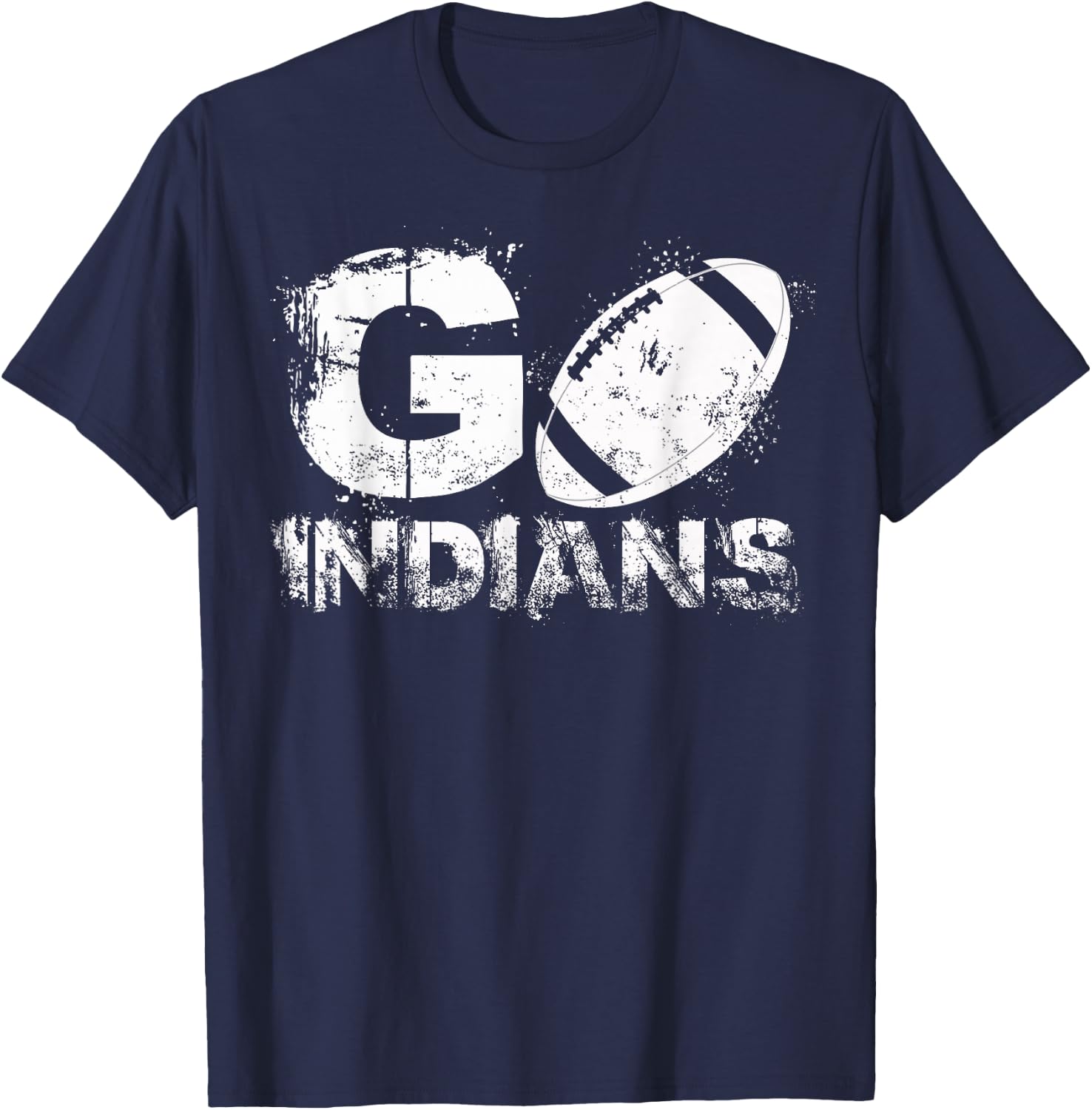 Go Indians Football shirt T-Shirt - T-Shirt | Navy