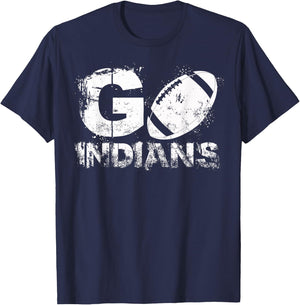 Go Indians Football shirt T-Shirt - T-Shirt | Navy