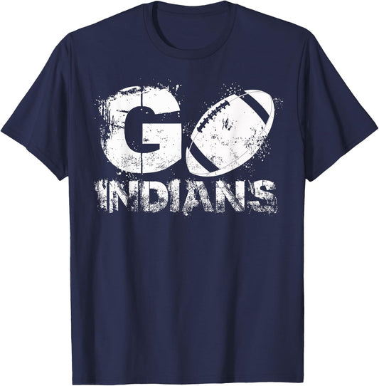 Go Indians Football shirt T-Shirt - T-Shirt | Navy