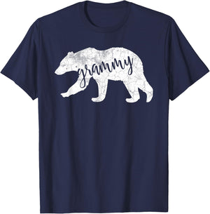 Cute Grammy Bear Shirt Grandmother Shirt T-Shirt - T-Shirt | Navy