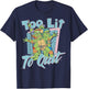 Teenage Mutant Ninja Turtles Too Lit to Quit -Shirt T-Shirt - T-Shirt | Navy