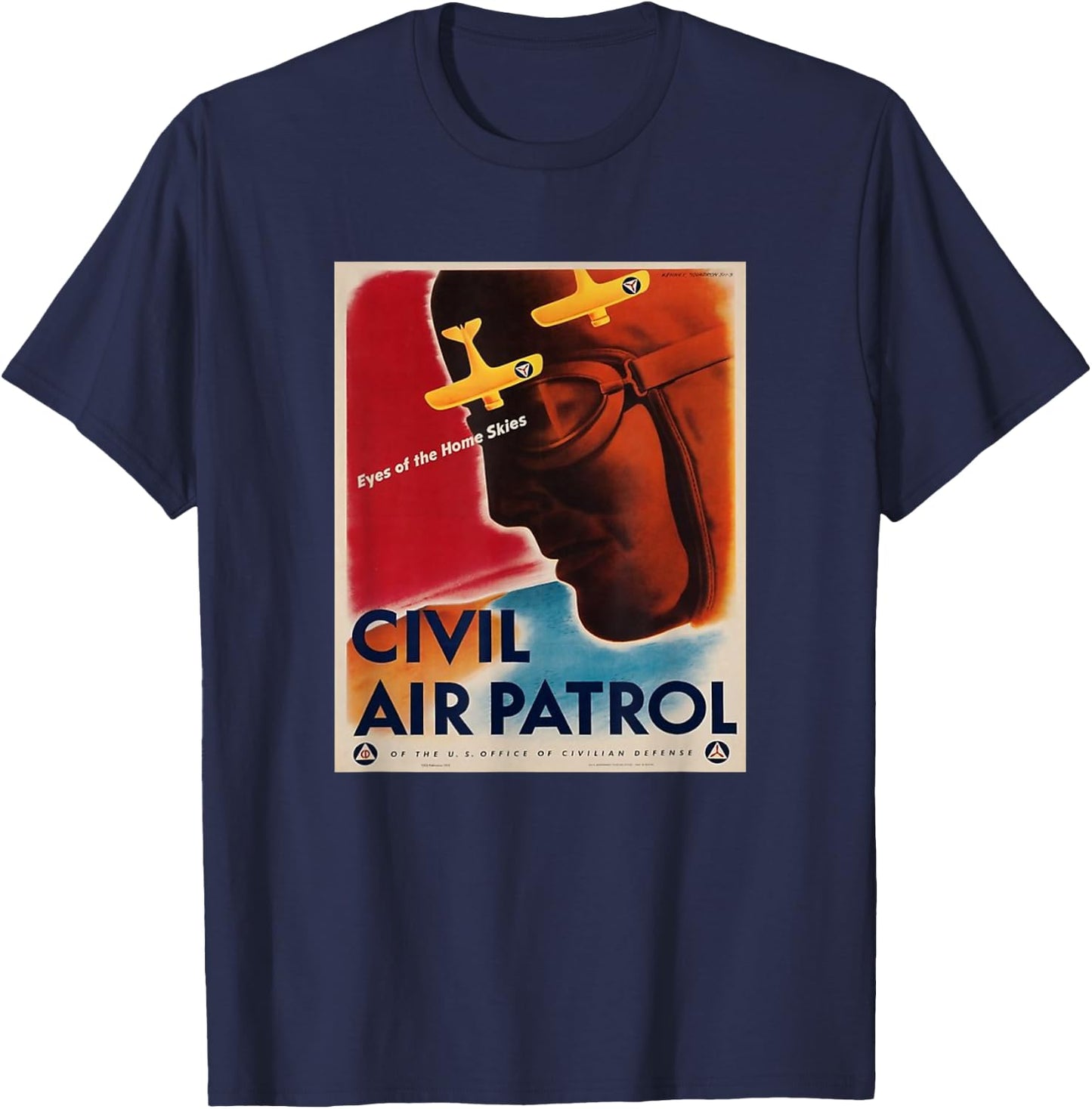 Civil Air Patrol Vintage T-Shirt - T-Shirt | Navy