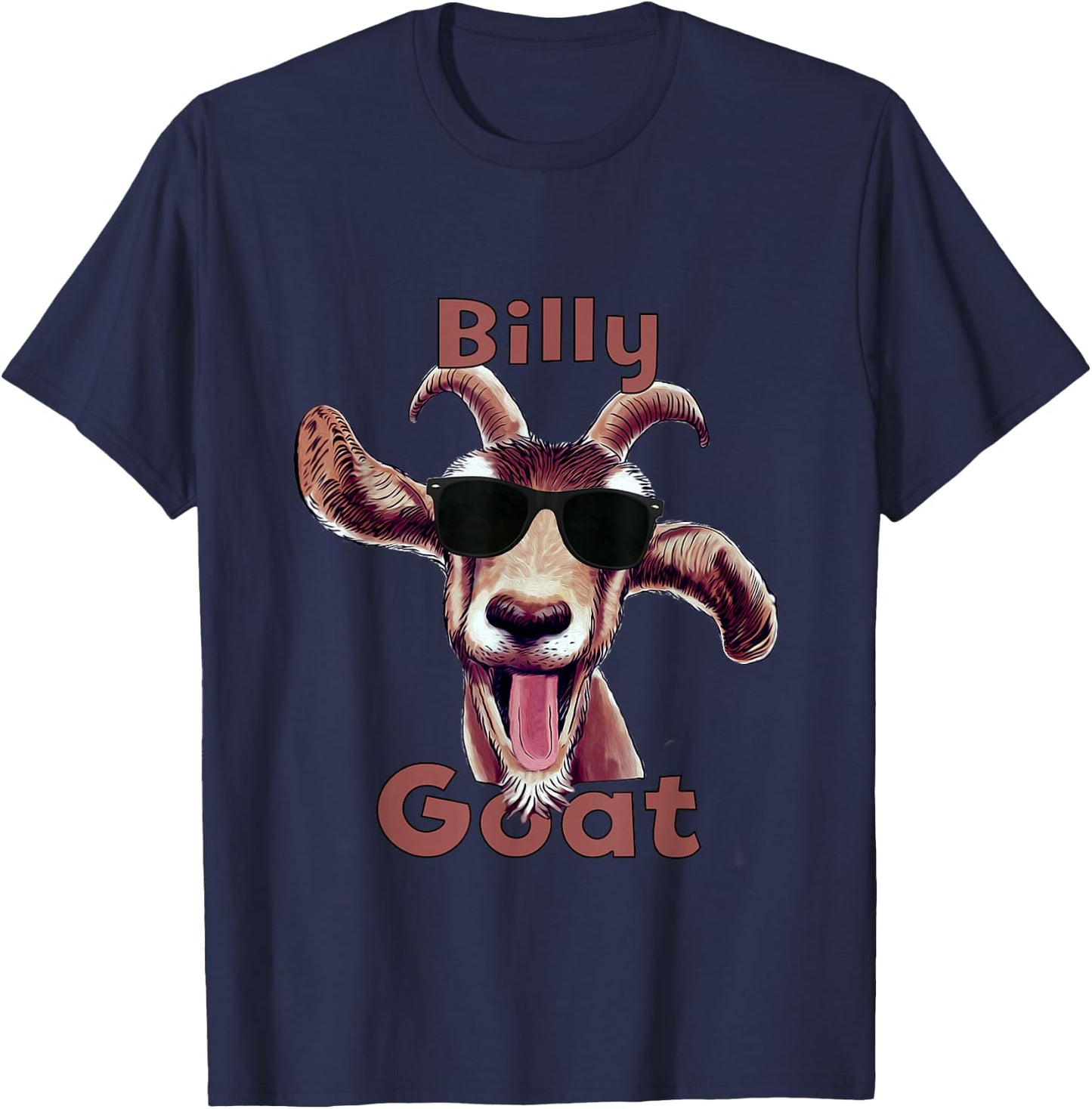 Billy The BillyGoat T-Shirt - T-Shirt | Navy
