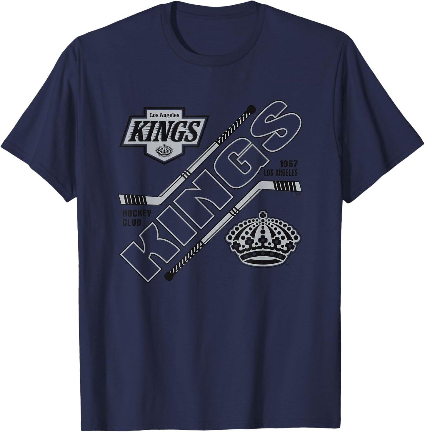 Los Angeles Kings Force White Officially Licensed T-Shirt - T-Shirt | Navy