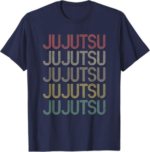 Retro Style Jujutsu T-Shirt - T-Shirt | Navy