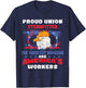 Union Steamfitter For Patriotic Workers Men T-Shirt - T-Shirt | Navy