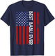 Best BABU Ever Vintage American Flag Fathers Day T-Shirt - T-Shirt | Navy