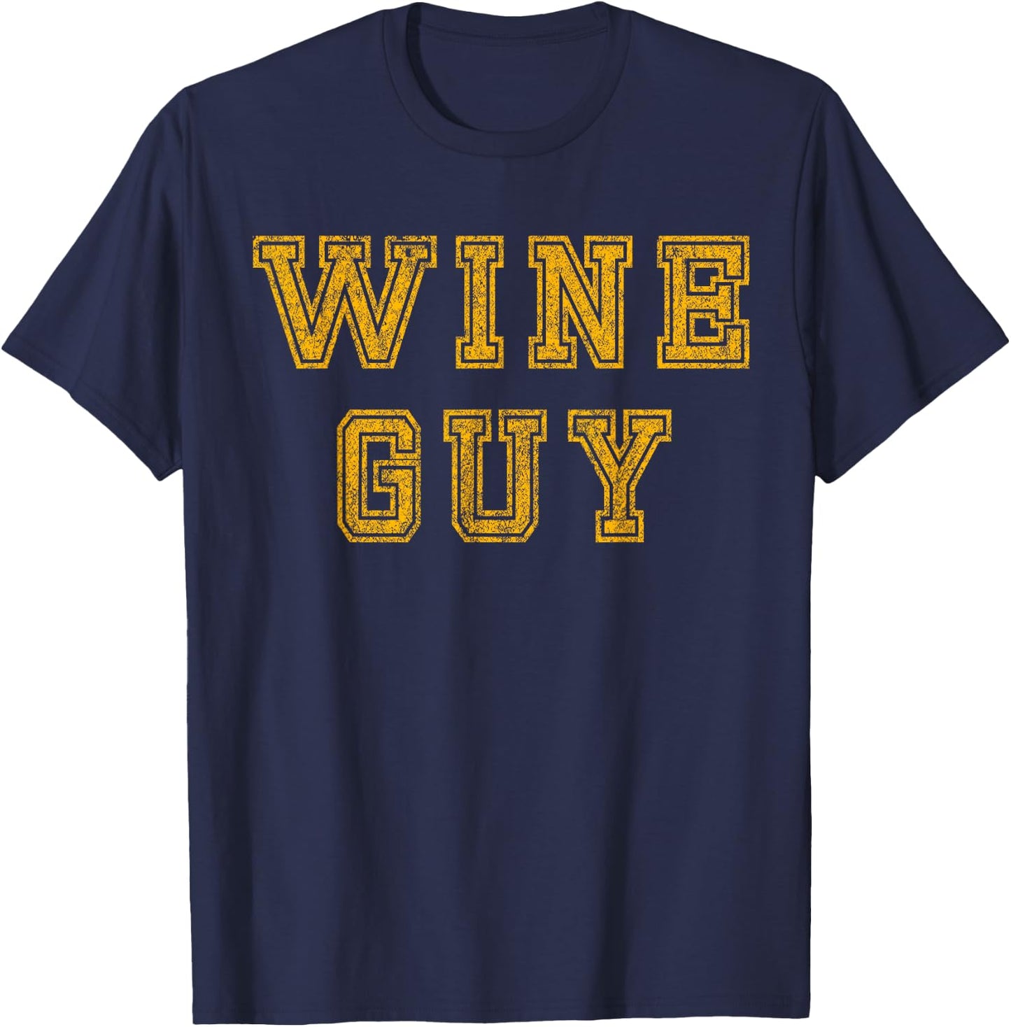 Wine Guy Sommelier Waiter T Shirt- Restraunt Bar Employees T-Shirt - T-Shirt | Navy