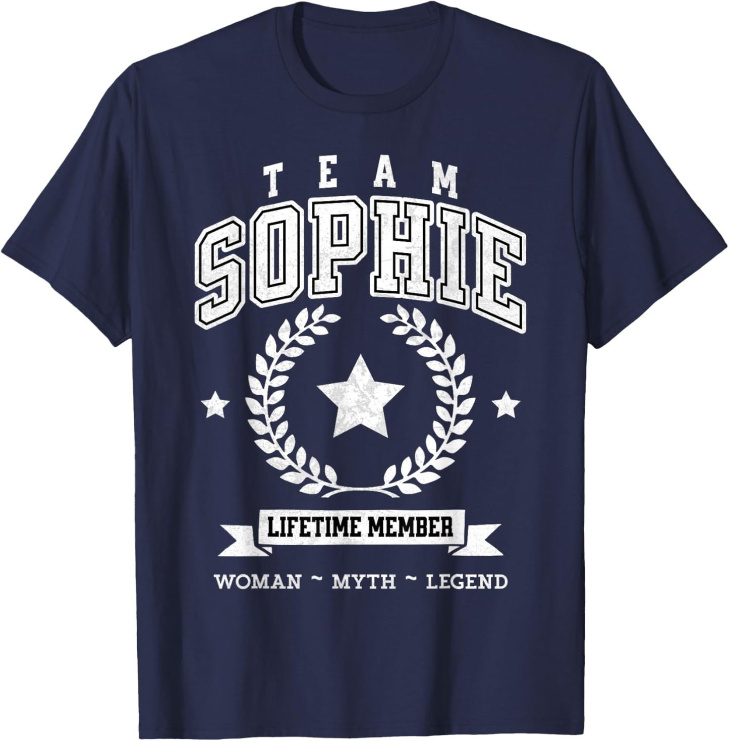 Team Sophie Lifetime Member Funny Name Support T-Shirt - T-Shirt | Navy