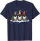 Funny Belgian Malinois Gnomies Christmas Gnome T-Shirt - T-Shirt | Navy