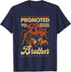 Promoted to Big Brother Horse Theme Kids T-Shirt - T-Shirt | Navy