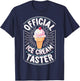 Official Ice Cream Taster T-Shirt - T-Shirt | Navy