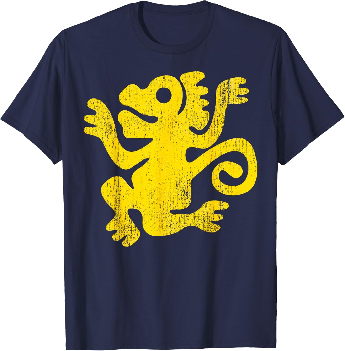 Legends of The Hidden Temple Green Monkey Graphic T-Shirt - T-Shirt | Navy