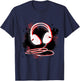 Music Sound Headphones DJ Gift T-Shirt - T-Shirt | Navy