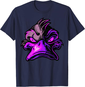 Halloween Horror Duck Scary Cartoon Movies Zombie Scull T-Shirt - T-Shirt | Navy