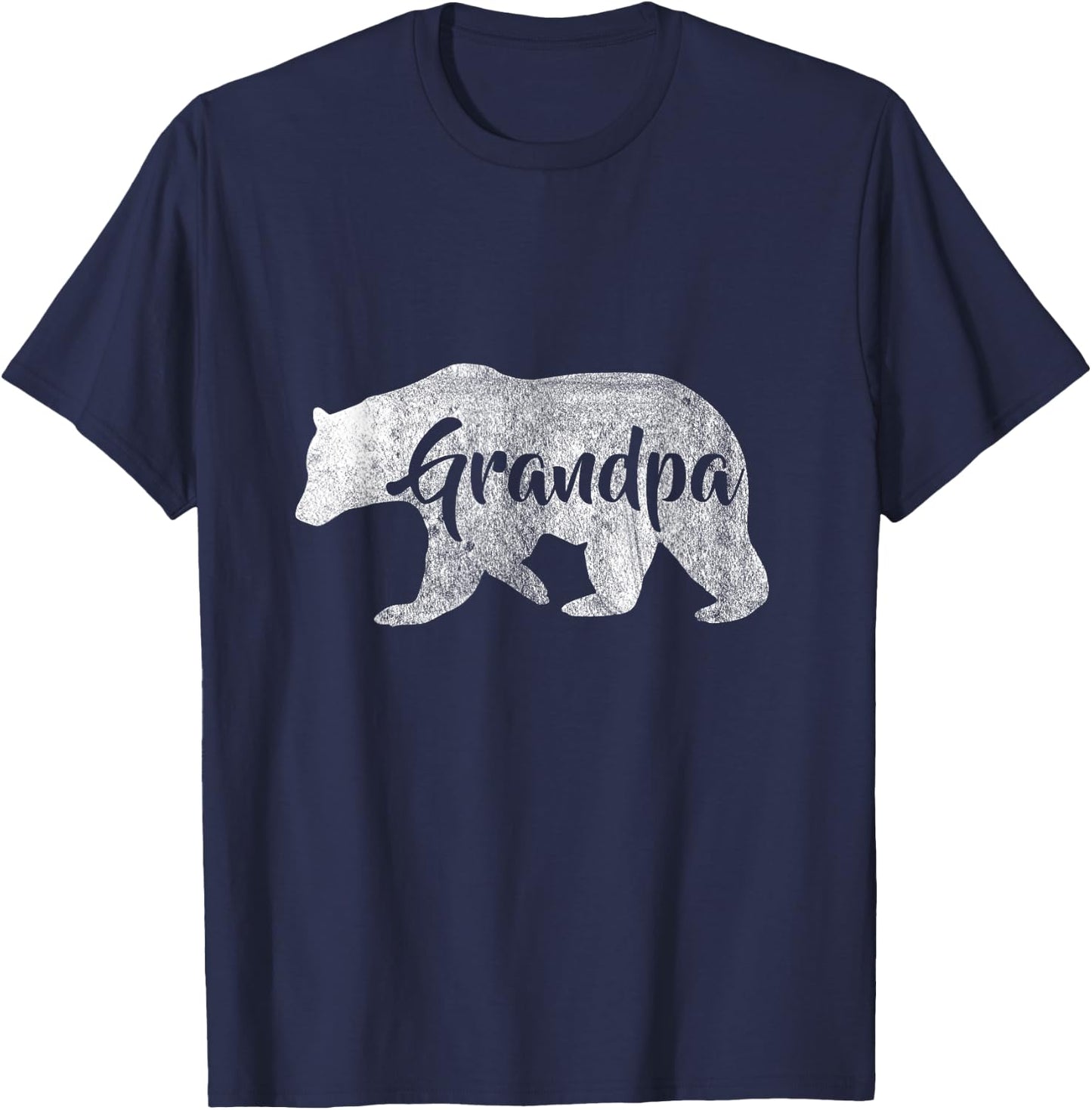 Men's Grandpa Bear Awesome Camping Gramps T-Shirt - T-Shirt | Navy