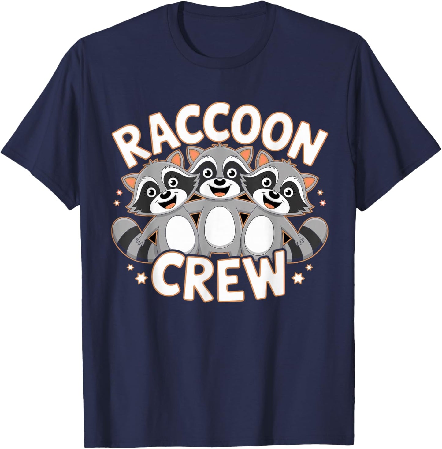 Raccoon Crew | Raccoons Product Raccoon Lover Stuff Raccoon T-Shirt - T-Shirt | Navy