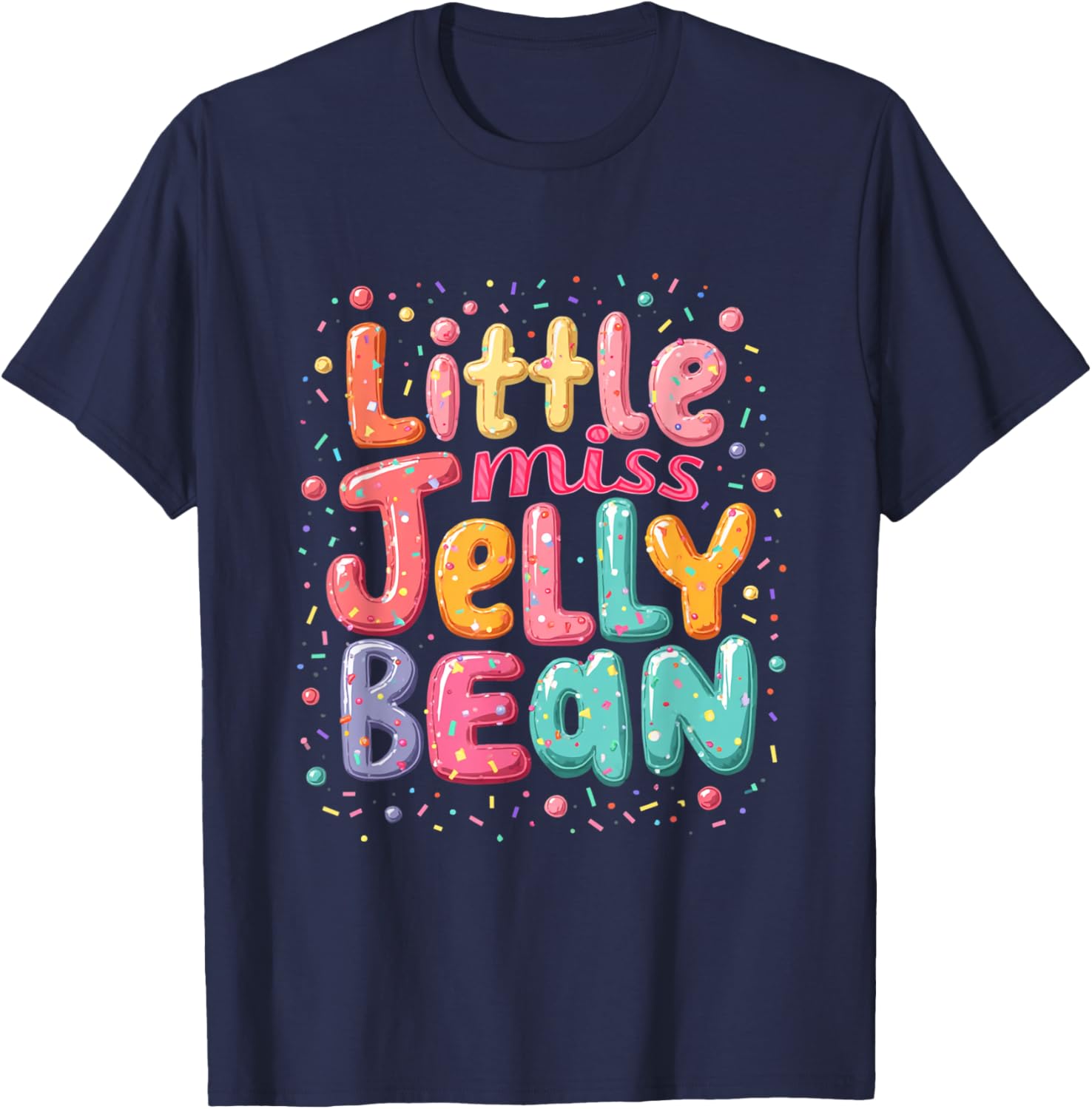 Little Miss Jelly Bean T-Shirt - T-Shirt | Navy