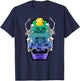 Halloween dark desert high skeleton T-Shirt - T-Shirt | Navy