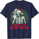 Baby i'm Dead Inside Skeleton drinking Cold Black Coffee T-Shirt - T-Shirt | Navy