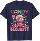 Candy Security Candyland Costume Kids Teens Adult T-Shirt - T-Shirt | Navy