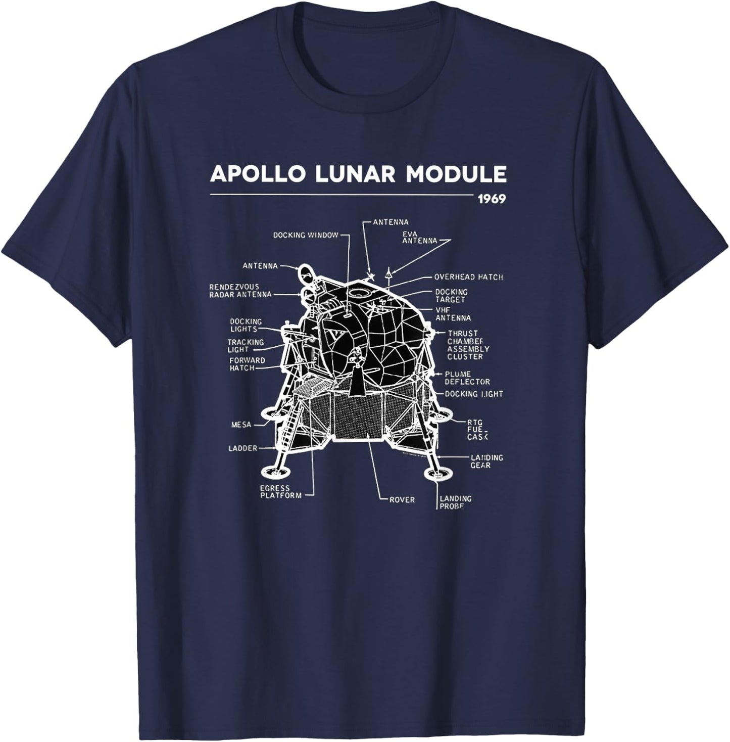 Moon Landing Ferry First Moon Landing 1969 T-Shirt - T-Shirt | Navy