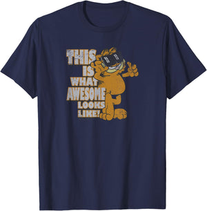 Garfield Awesome T-Shirt - T-Shirt | Navy