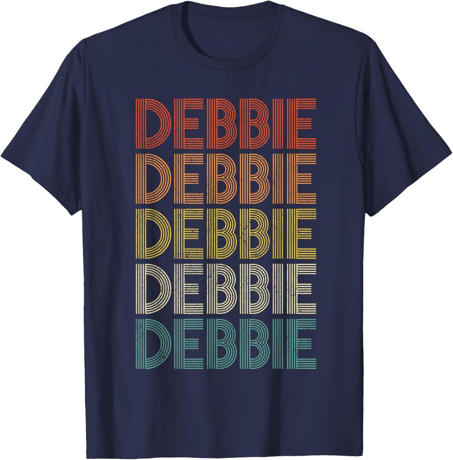 Debbie Vintage Retro T-Shirt - T-Shirt | Navy