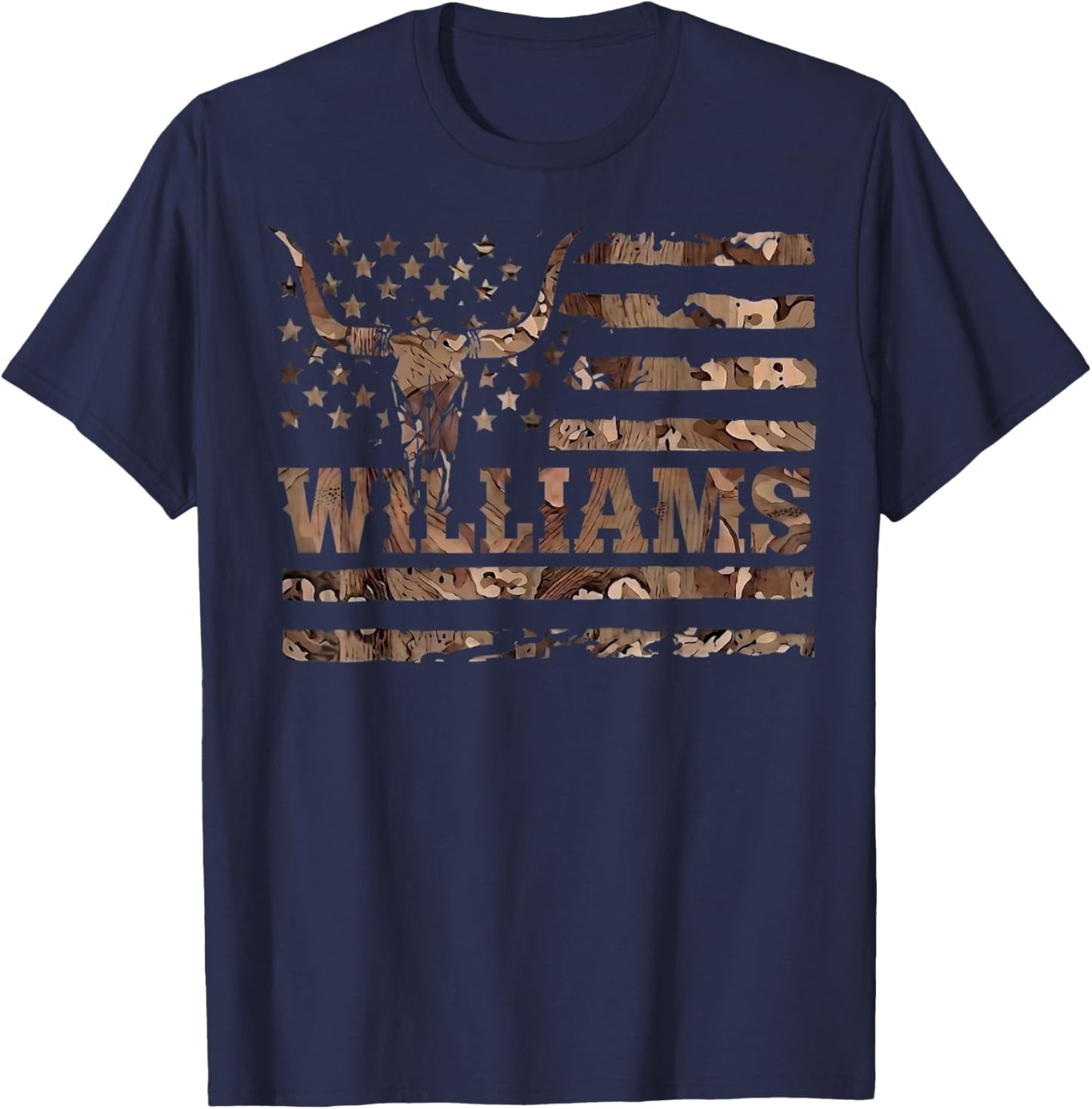 Vintage Williams Name Funny USA Gifts Women Kids T-Shirt - T-Shirt | Navy