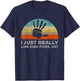 Funny I Just Really Like High Fives OK T-Shirt - T-Shirt | Navy