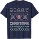 Creepy Scary Xmas - Pastel Goth Ugly Christmas T-Shirt - T-Shirt | Navy