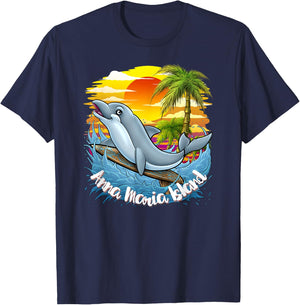 Anna Maria Island Beach Shirt Spring Break Florida T-Shirt - T-Shirt | Navy