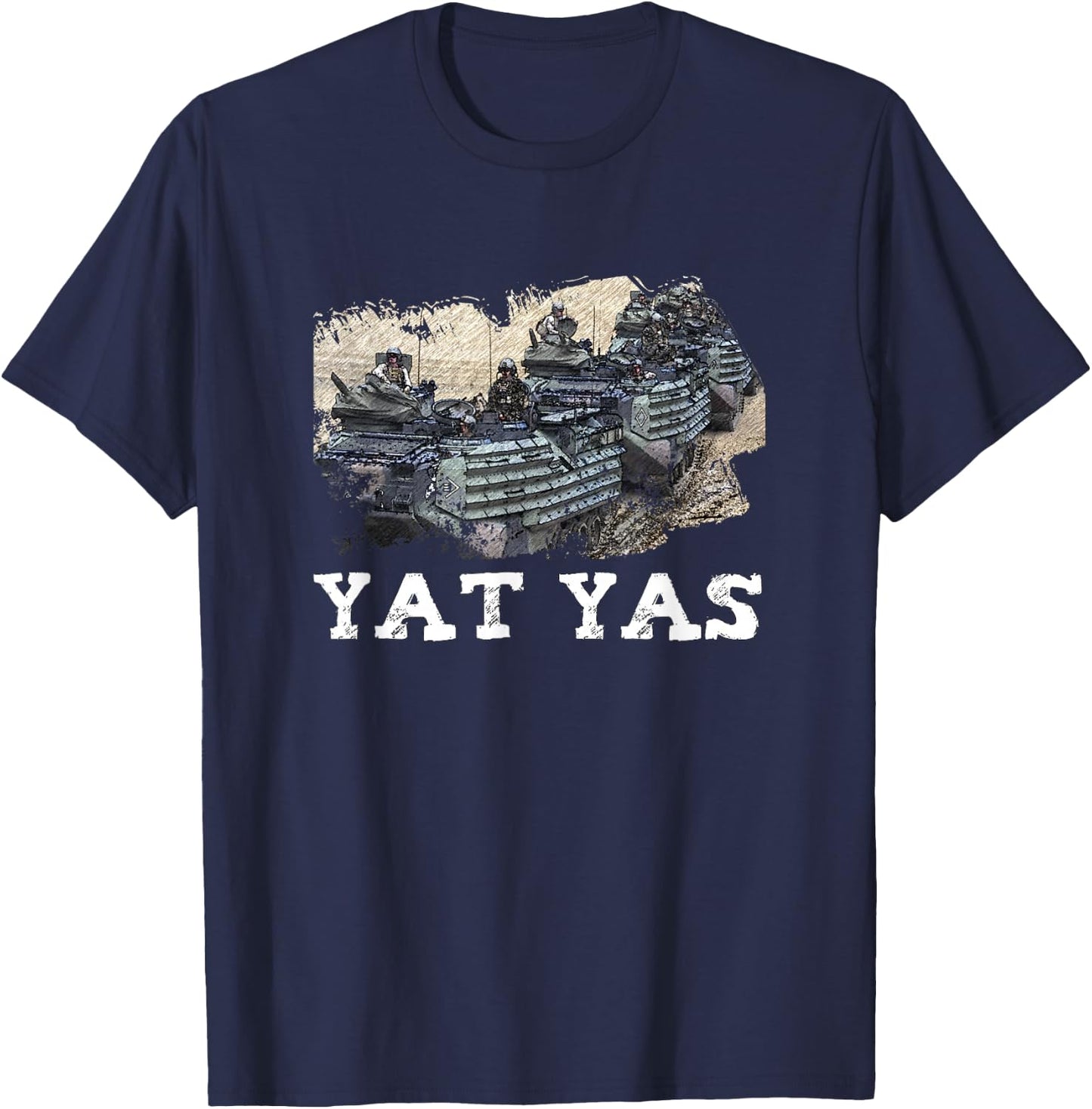 YAT YAS Shirt AAV Crewman T-Shirt - T-Shirt | Navy