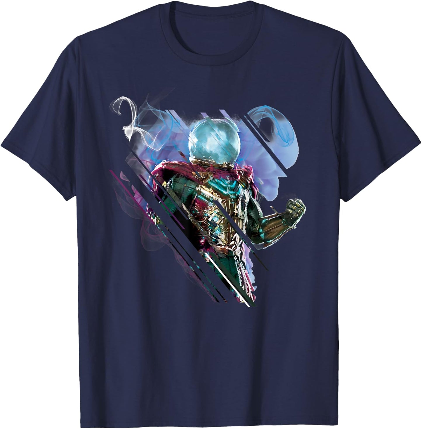 Marvel Spider-Man: Far From Home Mysterio Power T-Shirt - T-Shirt | Navy