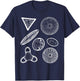 Diatoms Beautiful Science T-Shirt - T-Shirt | Navy