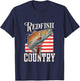 Redfish Country Saltwater Red Drum Fishing T-Shirt - T-Shirt | Navy