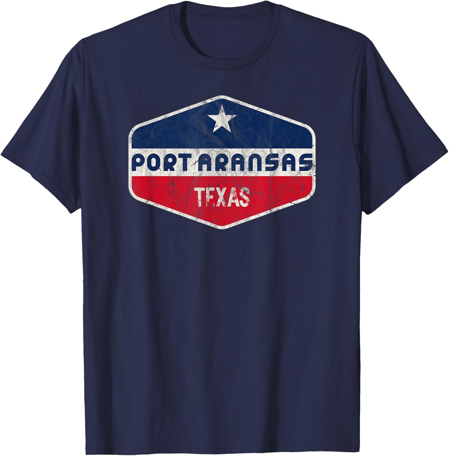 Port Aransas Texas T-Shirt - T-Shirt | Navy