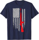 M14 Stars & Stripes Flag Shirt Red T-Shirt - T-Shirt | Navy