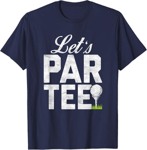 Let's Par Partee Funny Golfing T-Shirt - T-Shirt | Navy