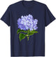 Delightful Hydrangea T-Shirt - T-Shirt | Navy