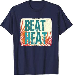 Cool Beat the Heat with This Summer Look T-Shirt - T-Shirt | Navy