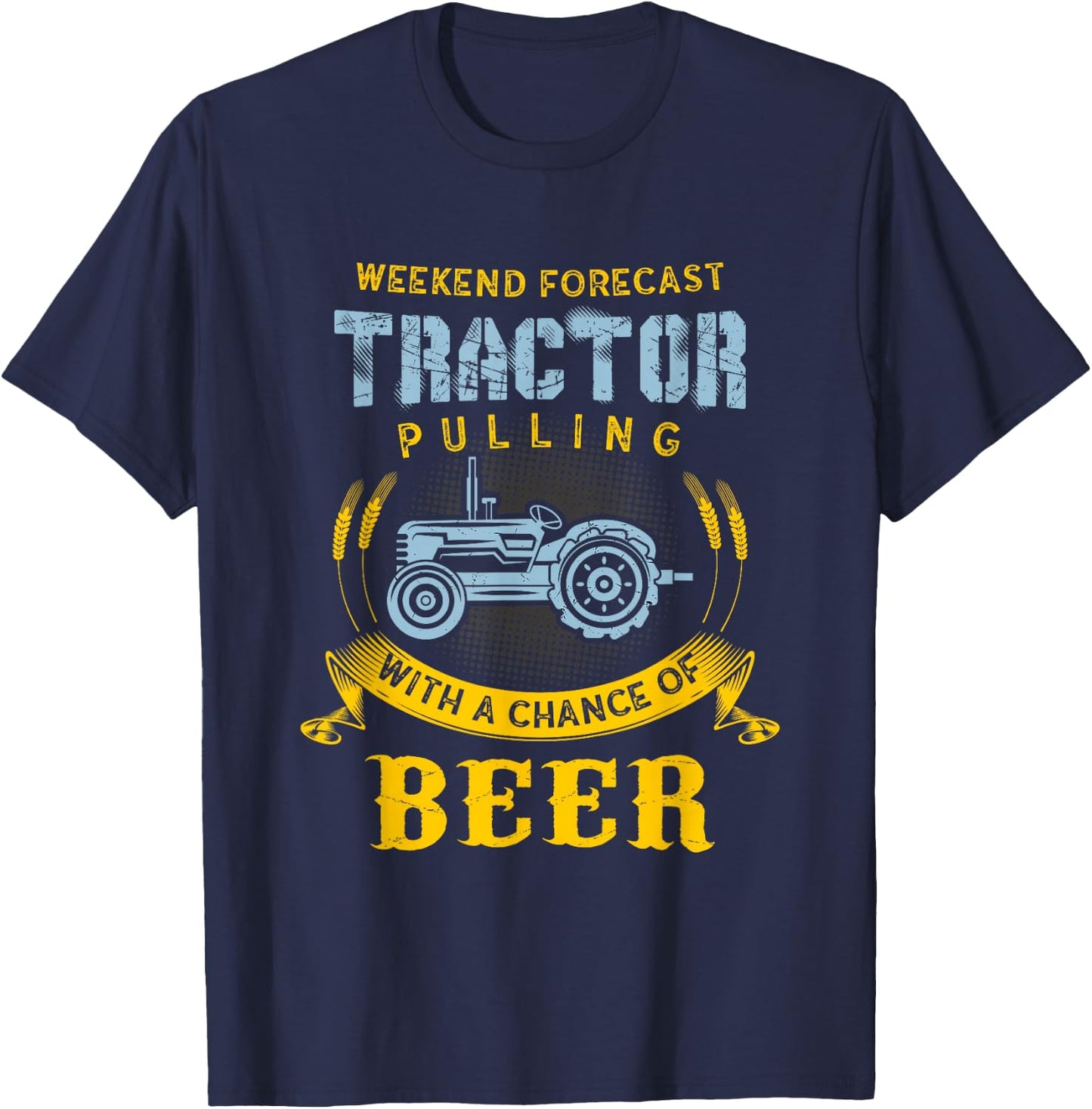 Tractor Pull Shirts, Tractor Pulling Gifts, Tractor Pull T-Shirt - T-Shirt | Navy