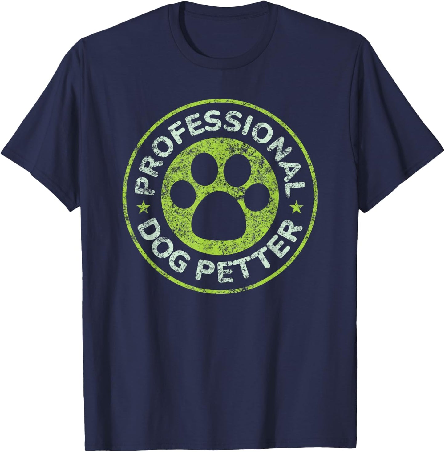 Professional Dog Petter T-Shirt - T-Shirt | Navy