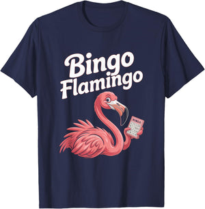 Bingo Flamingo T-Shirt - T-Shirt | Navy