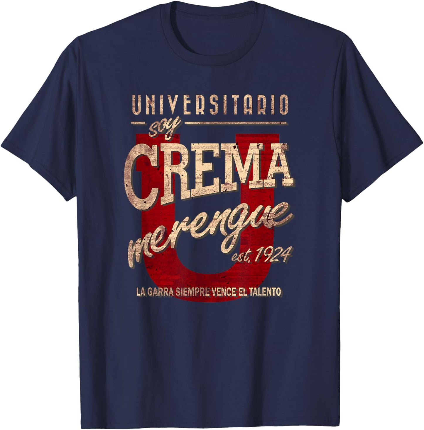Universitario de Deportes Peruvian Fans for Merengue T-Shirt - T-Shirt | Navy