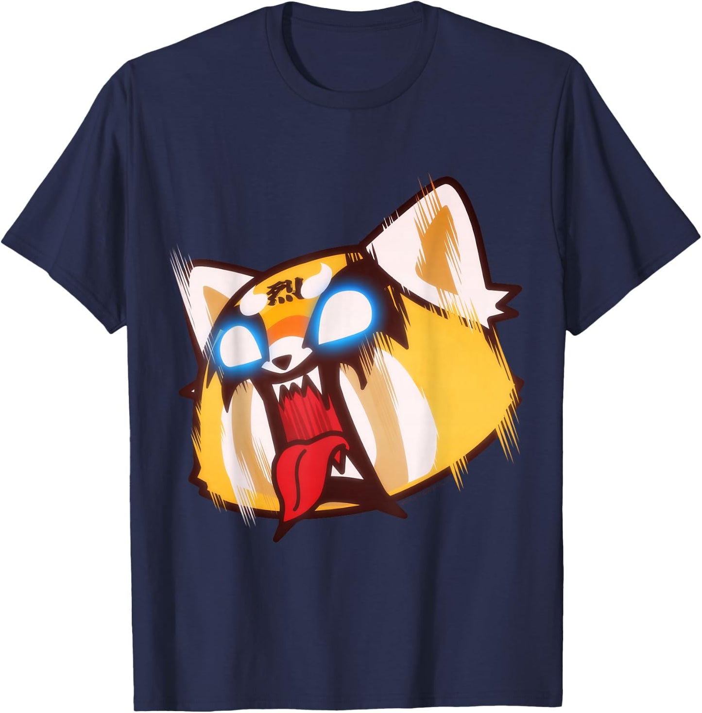 Aggretsuko Screaming Rage Shirt T-Shirt - T-Shirt | Navy